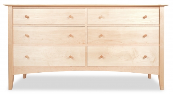 Dresser 6 Drawer Canterbury Maple