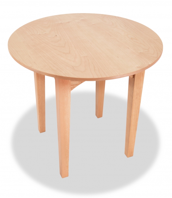 End Table Canterbury Cherry round angle 2