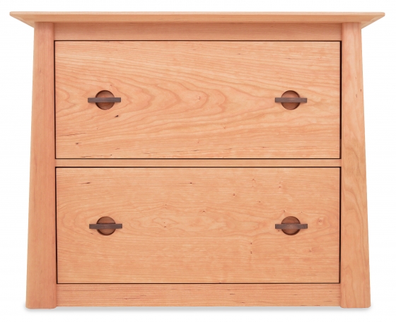 Credenza Lateral File 2 Drawer no Castors Harvestmoon Cherry