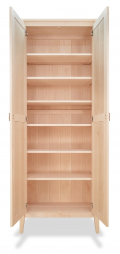 Bookcase 4 Horizon Maple doors open