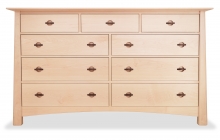Dresser 9 Drawer Harvestmoon Maple