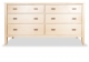 Dresser 6 Drawer Maple Horizon