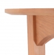 End Table Canterbury Cherry round angle detail