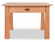 End Table with Drawer Harvestmoon Cherry Detail 1